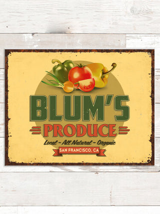 Produce : Tin Signs