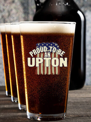 Proud To Be : Growler Pint Glass Gift Sets - Color Printed