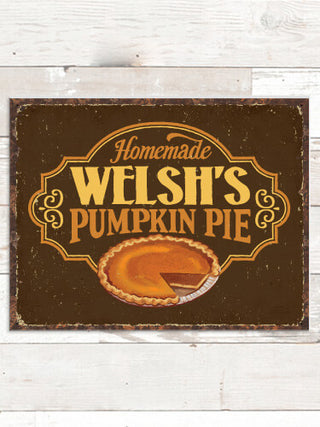 Pumpkin Pie : Tin Signs