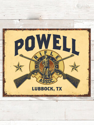Rifle Association : Tin Signs
