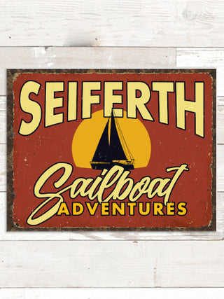 Sailboat Adventures : Tin Signs