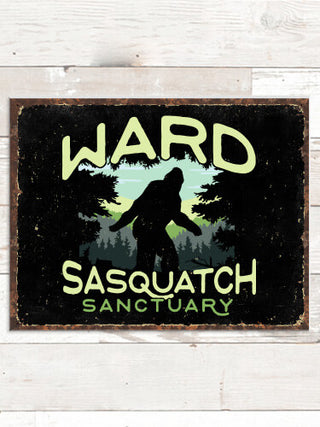 Sasquatch Sanctuary : Tin Signs