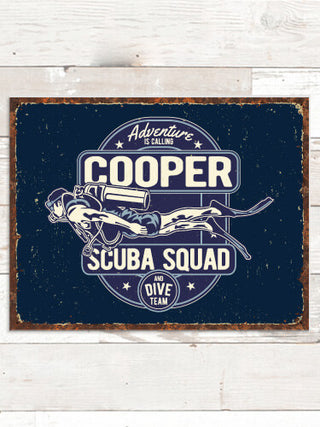 Scuba : Tin Signs