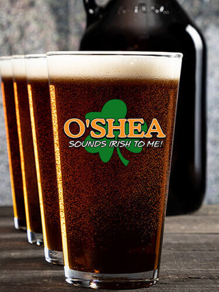 Sounds Irish to Me : Growler Pint Glass Gift Sets - Color Printed