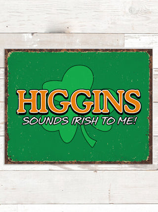 Sounds Irish to Me : Tin Signs