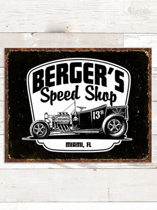 Speed Shop : Tin Signs