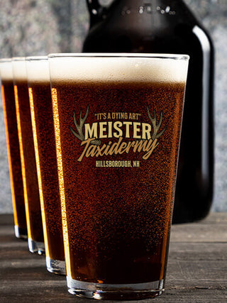 Taxidermy : Growler Pint Glass Gift Sets - Color Printed