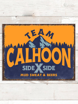 Team Side By Side : Tin Signs