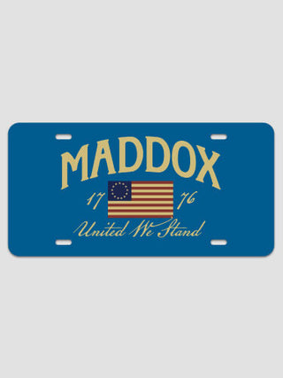 United We Stand : License Plates