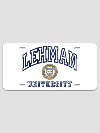 University : License Plates