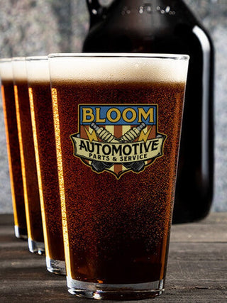 Vintage Automotive : Growler Pint Glass Gift Sets - Color Printed