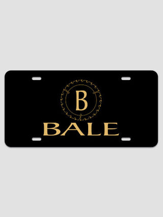 Woodworking Monogram : License Plates