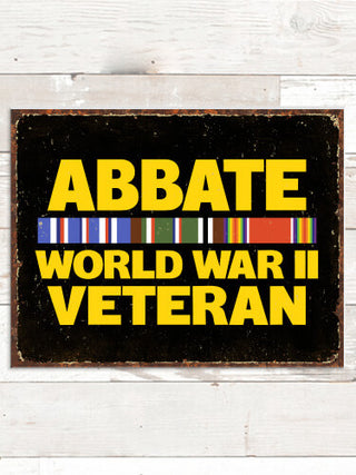 WW2 European Veteran : Tin Signs