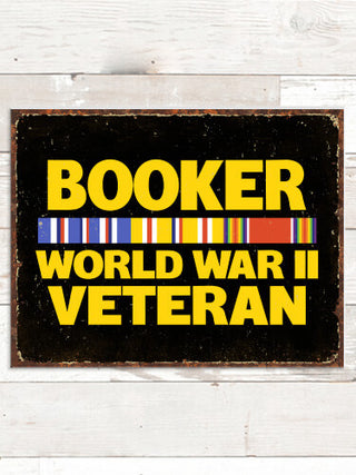 WW2 Pacific Veteran : Tin Signs