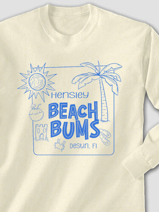 Beach Bums : Printed Long Sleeves