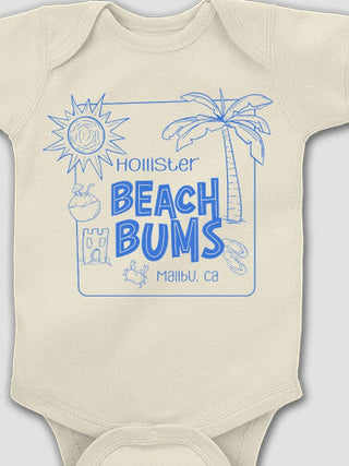 Beach Bums : Printed Baby Bodysuits