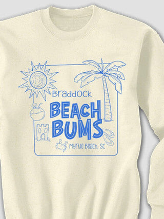 Beach Bums : Printed Sweatshirts