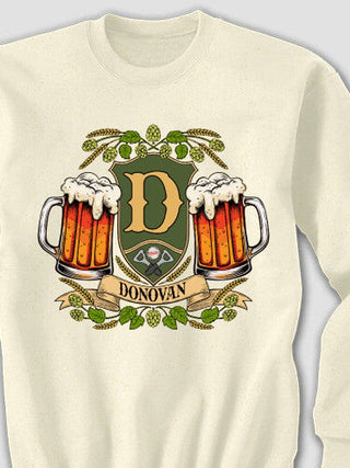 Beer Coat Of Arms : Printed Sweatshirts