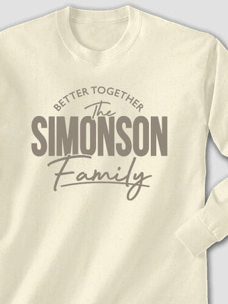 Better Together Family : Printed Long Sleeves