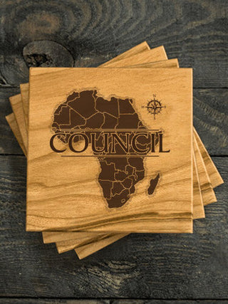 African Heritage : Coasters - Engraved
