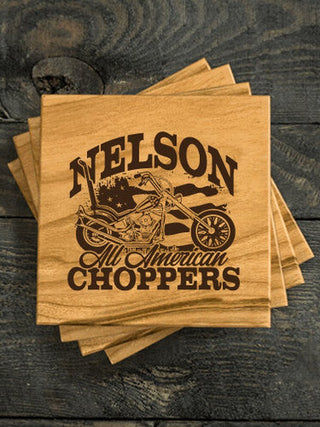 All American Choppers : Coasters - Engraved