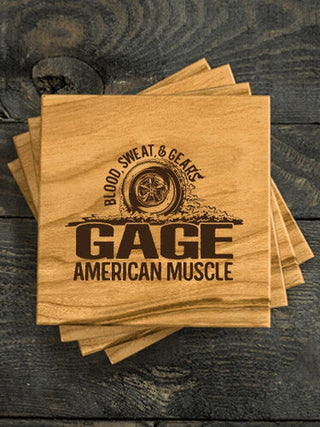 American Muscle : Coasters - Engraved