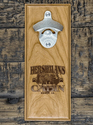 Bear Cabin : Bottle Openers - Engraved