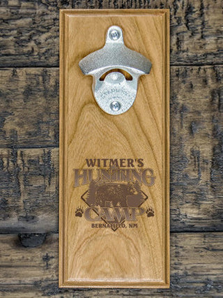 Bear Hunting Camp : Bottle Openers - Engraved