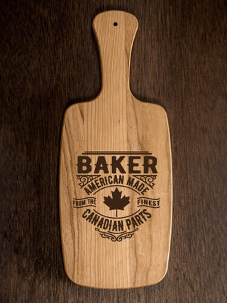 Canadian Parts : Cheese Boards - Engraved