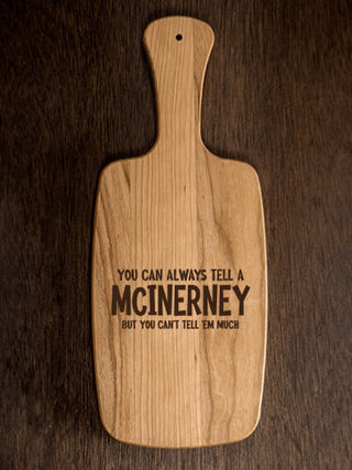 Can't Tell 'Em Much : Cheese Boards - Engraved