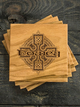 Celtic Cross : Coasters - Engraved