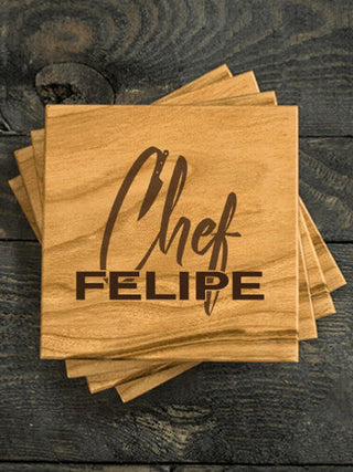 Chef : Coasters - Engraved