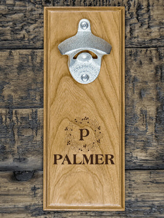 Christmas Monogram : Bottle Openers - Engraved