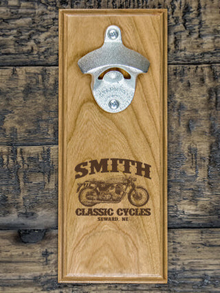 Classic Cycles : Bottle Openers - Engraved