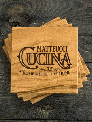 Cucina : Coasters - Engraved