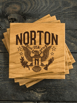 Eagle Monogram : Coasters - Engraved