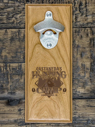 Elk Hunting Camp : Bottle Openers - Engraved