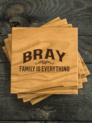 Family : Coasters - Engraved
