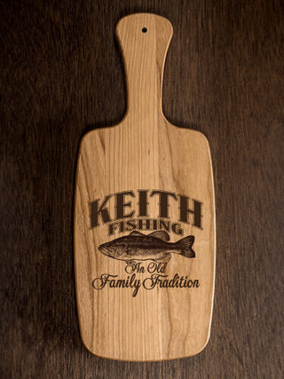 Fishing Family Tradition : Cheese Boards - Engraved