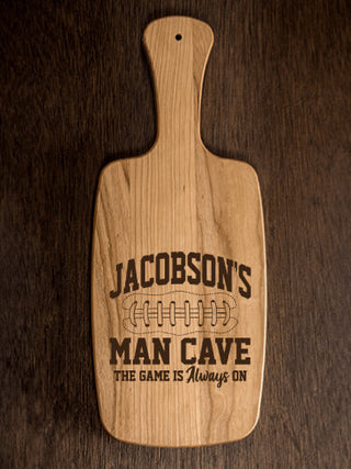 Football Man Cave : Cheese Boards - Engraved