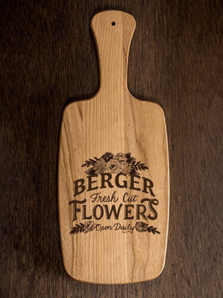 Fresh Cut Flowers : Cheese Boards - Engraved