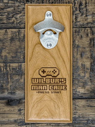 Gamer Man Cave : Bottle Openers - Engraved