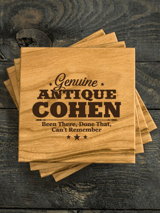 Genuine Antique : Coasters - Engraved