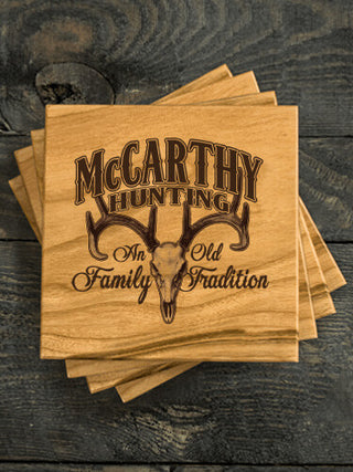 Hunting Family Tradition : Coasters - Engraved