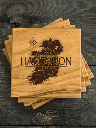 Irish Heritage : Coasters - Engraved