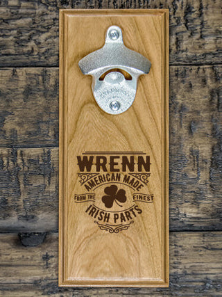 Irish Parts : Bottle Openers - Engraved