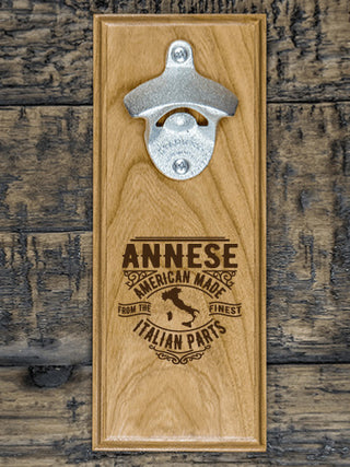 Italian Parts : Bottle Openers - Engraved