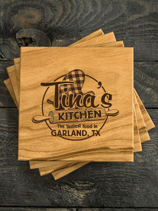 Kitchen : Coasters - Engraved
