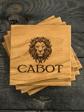 Lion : Coasters - Engraved
