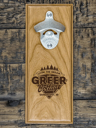 Livin' The Dream Cottage : Bottle Openers - Engraved